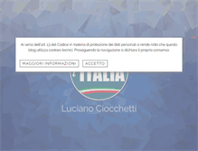 Tablet Screenshot of lucianociocchetti.com